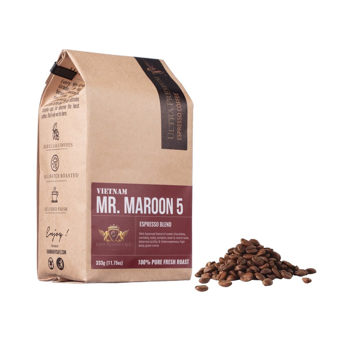 khoi nghiep cafe mr maroon 5 cafe hat ngon chuan y pha may espresso vietnam hcm